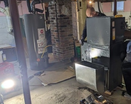 Gas Furnace Installation by All American HVAC in Crown Point IN