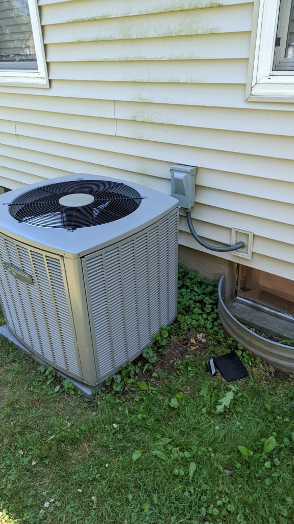 Installed AC All American HVAC