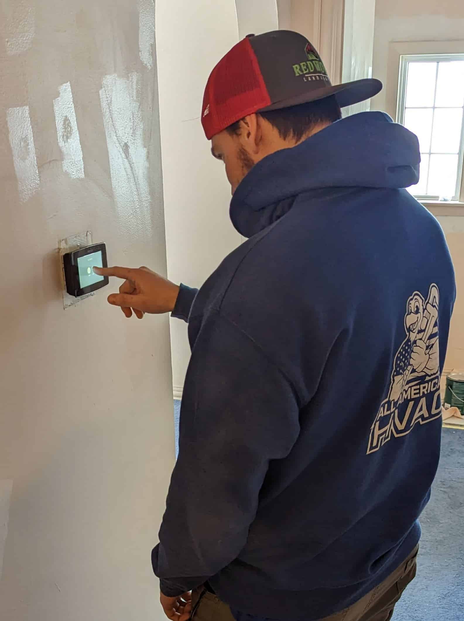 Thermostat repair by All American HVAC in Crown Point IN