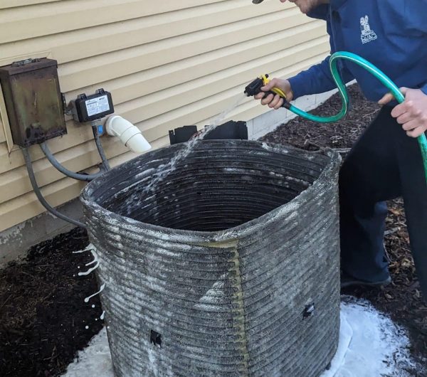 AC Coil Cleaning by All American HVAC in Crown Point IN