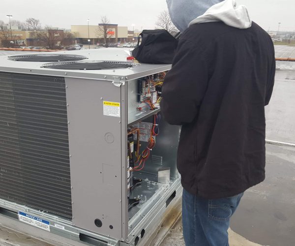 Commercial RTU Repair by All American HVAC in Crown Point IN